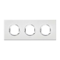 ARTEOR SCS Round 3 Module Horizontal Coverplate White