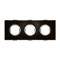 ARTEOR SCS Round 3 Module Horizontal Coverplate Mirror Black