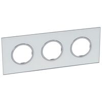 ARTEOR SCS Round 3 Module Horizontal Coverplate Mirror White