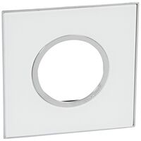 ARTEOR SCS Round 2 Module Horizontal Coverplate Mirror White