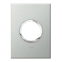 ARTEOR Round 2 Module Vertical Coverplate Pearl Aluminium