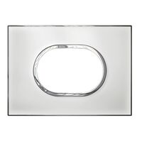 ARTEOR Round 3 Module Horizontal Coverplate Mirror White
