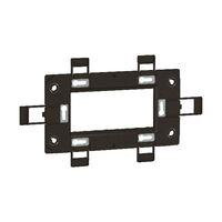 Arteor - Support frame 4 modules - screw mounting - for Franco/Belgian and German