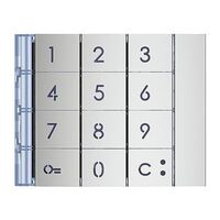 Bticino Sfera New Numeric Keypad Front Cover Allmetal
