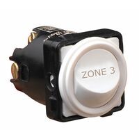 Excel Life - Engraved rocker switch mechanism 2 way 16AX 240V a.c. ZONE3 engraved white