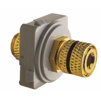 Excel Life - Audio socket/mechanism black banana socket urban grey