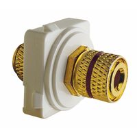 Excel Life - Audio socket/mechanism red banana socket white