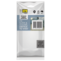 HPM VIVO Coverplate Chrome Reflections