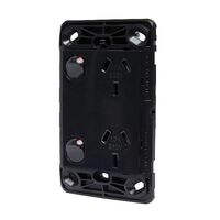 HPM VIVO 10A Vertical Double Power Point Dark Grey