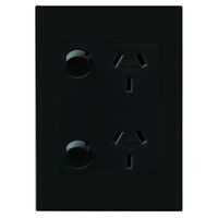 HPM VIVO 10A Vertical Double Power Point Dark Grey