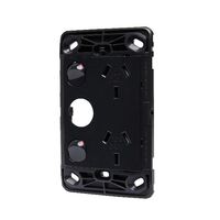 HPM VIVO 10A Vertical Double Power Point with Extra Function Hole Dark Grey