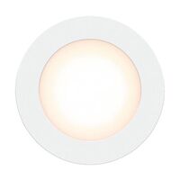 HPM AZALEA 11W 800lm LED Warm White Dimmable Downlight with External Driver 90mm White