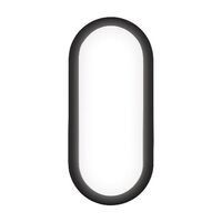 HPM OVALIA 7W 615lm LED Cool White Bunker Light Black