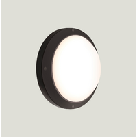 HPM OROYA 16W LED Cool White Bunker Light Black