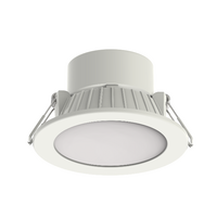 HPM Zyla Plus Flicker Free LED Tri-Colour Flush Downlight 90mm White