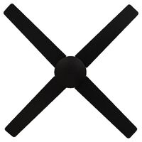 HPM Inspire Plywood 4 Blades Hangsure Ceiling Fan 1220mm 48 Black