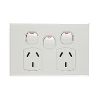 Double Power Point with Extra Switch