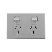 Quick Fit Double Power Point 10A 250V AC
