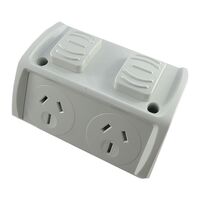 Weatherproof GPO DOUBLE 15A – NEW STYLE