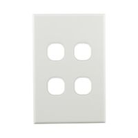 Grid Plate 4 Gang