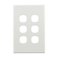 Grid Plate 6 Gang