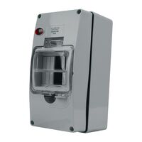 4 Pole Weatherproof Enclosure IP66 Neon Indicator