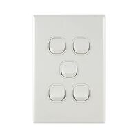 Light Switch 5 Gang – VERTICAL