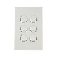 Light Switch 6 Gang – VERTICAL