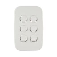 Light Switch 6 Gang – VERTICAL