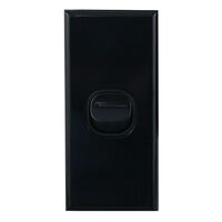 Architrave Switch 1 Gang BLACK