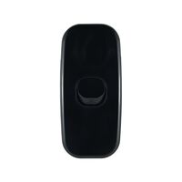 Architrave Switch 1 Gang BLACK