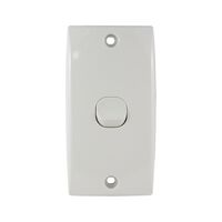 Intermediate Plate Light Switch 1 Gang – 78mm Mounting Centres