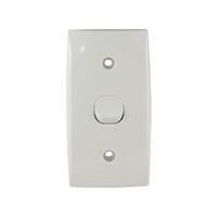Intermediate Plate Light Switch 1 Gang – 54mm Mounting Centres