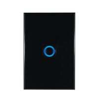 Electronic Time Delay Switch with Blue LED Indicator BLACK