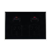 Double Power Point 15A – BLACK