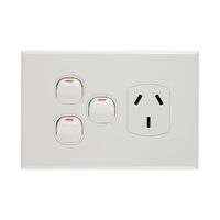 Single Power Point with 2 Extra Switches