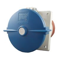 IP67 Panel Socket Angle 3 Pin – 240V 125A