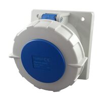 IP67 Panel Socket Angle 5 Pin – 240V 63A
