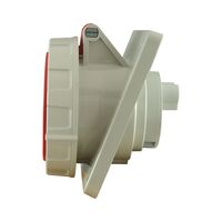 IP67 Panel Socket Angle 5 Pin – 400V 32A