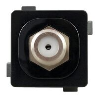 F to F Type Connector 1GB Barrel – BLACK