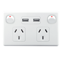 Double Power Point with Dual USB Charger
