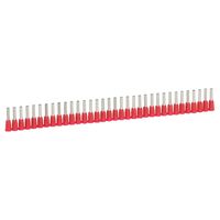 Starfix - ferrule with insulating flange single - supplied in strips 1mm² 15mm long red pack of 1000