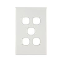 Grid Plate 5 Gang