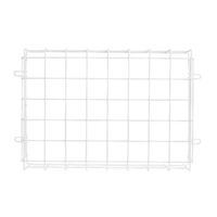 LED Exit Sign Wall Mount Wire Guard White Finish