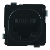 RJ45 CAT5E Data Jack MATTE BLACK