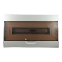 18 Pole Surface Mount Distribution Board – Lockable