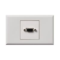 Excel - VGA outlet HD15 1 gang gloss white