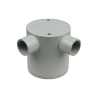20mm Deep Junction Box Right Angle – Box of 10