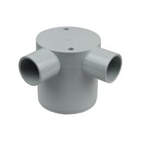 25mm Deep Junction Box Right Angle – Box of 10