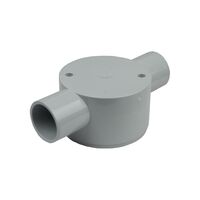25mm Shallow Junction Box Two Way – Box of 10